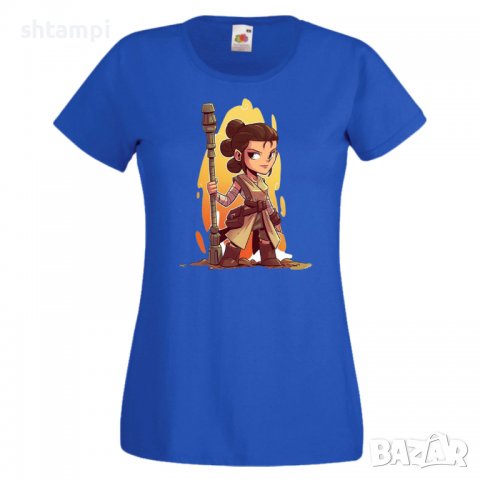 Дамска тениска Star Wars Rey Игра,Изненада,Подарък,Геймър,, снимка 4 - Тениски - 36790145