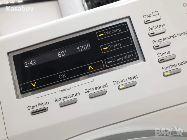 XL 8/5кг Miele WT1 Пералня със Сушилня TwinDos Миеле 12м Гаранция, снимка 2 - Перални - 51991369