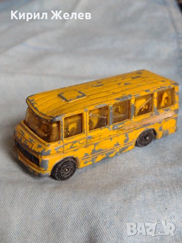 Метална количка ретро ученически автобус MERCEDES BENZ MADE IN BRITAIN 14116, снимка 9 - Колекции - 40730961