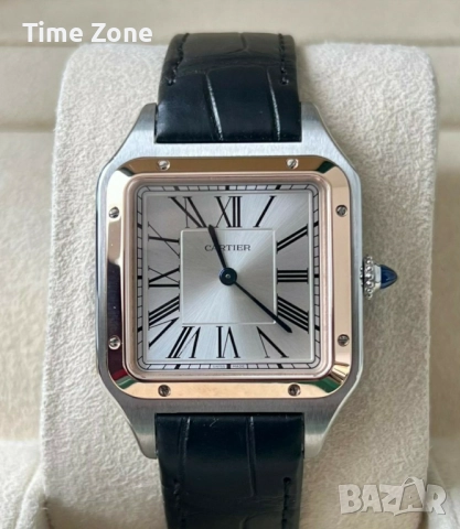 Cartier Santos - Dumont 38mm SWISS Movement Steel Rose Gold Дамски / Унисекс Различни Варианти