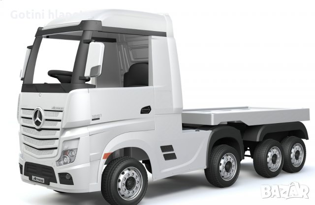 Акумулаторен КАМИОН Mercedes ACTROS Licensed Със ремарке 2X12V МР4