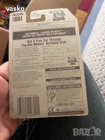 Hotwheels Camaro 95-стар, снимка 3 - Колекции - 49657550