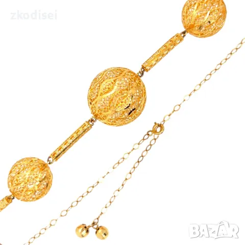 Златен синджир 44,51гр. 176,0см. 14кр. проба:585 модел:31037-1, снимка 1