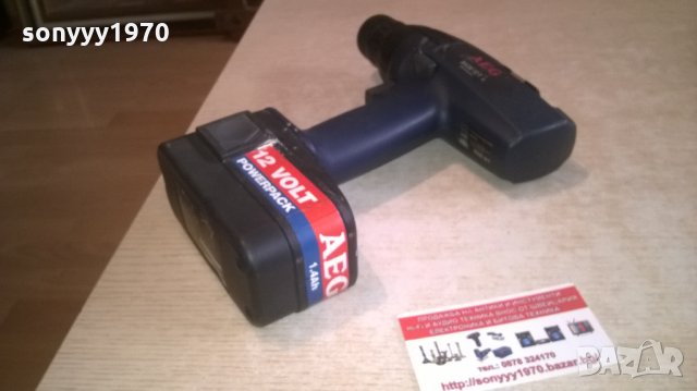 AEG ВИНТОВЕРТ С БАТЕРИЯ-ВНОС ХОЛАНДИЯ, снимка 13 - Винтоверти - 27931352