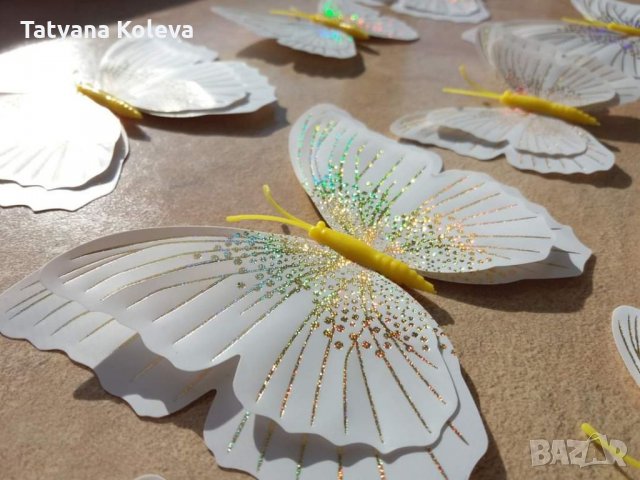 3Д пеперуди за декорация, снимка 12 - Декорация за дома - 32818290