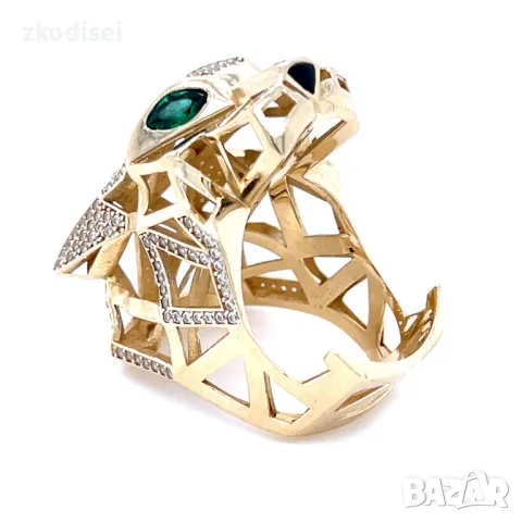 Златен мъжки пръстен 13,23гр. размер:57 14кр. проба:585 модел:28784-1