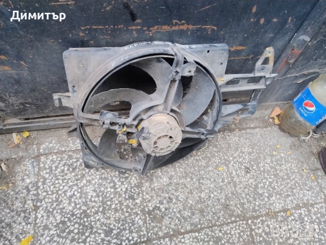 Вентилатор Воден Радиатор + Дифузьор За Форд Ескорт 1.6И 16В 1994г / Ford Escort 1.6I 16V 1994y