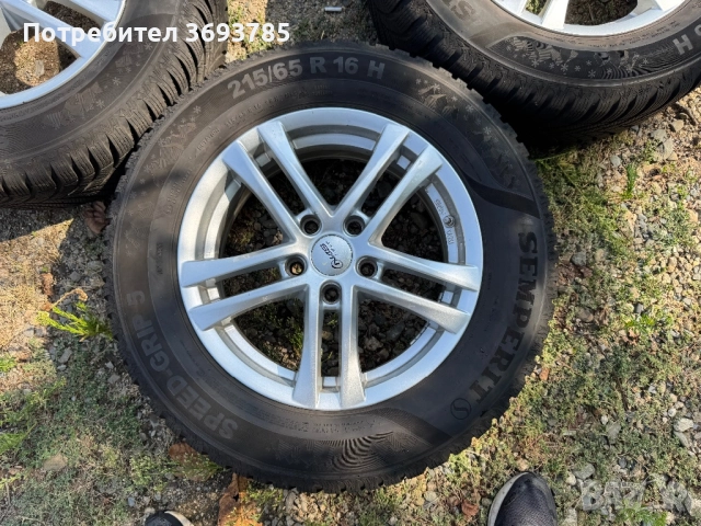 5Х114.3 ET38 16R 215/65, снимка 2 - Гуми и джанти - 51597549
