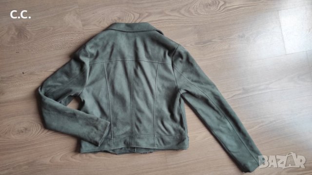 Зелено бейкър пролетно яке, цена 20 лв, снимка 3 - Якета - 40462875