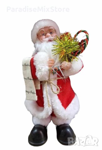 Декоративна фигурка Дядо Коледа. Височина: 30см., снимка 1 - Декорация за дома - 43049232