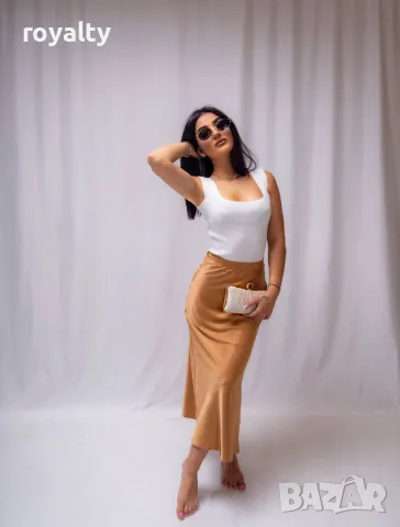 Стилна дамска пола , снимка 4 - Поли - 50376692