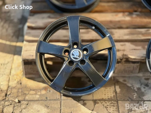 5х100 15 Цола Лети Джанти Skoda Fabia 5x100 Шкода Фабиа, снимка 5 - Гуми и джанти - 52435720