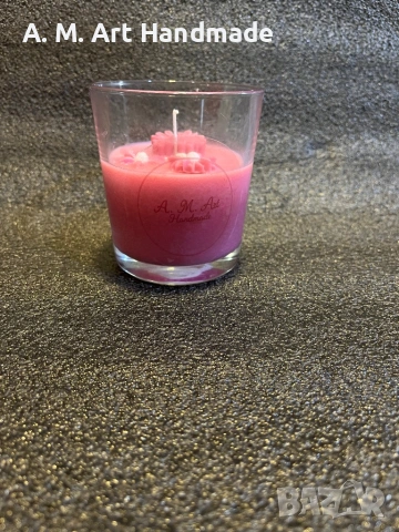 Свещ с аромат на Магнолия , снимка 9 - Декорация за дома - 53510228