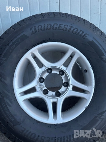Джанти 6x139.7 с зимни гуми Toyota Land Cruiser , снимка 9 - Гуми и джанти - 52233427
