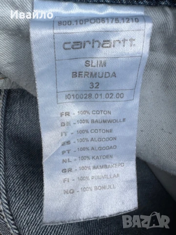 Carhartt Slim Bermuda., снимка 4 - Къси панталони - 50824554