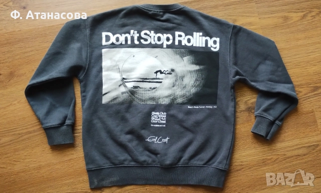 Страхотен суичер пуловер блуза на ZARA / ЗАРА, размер 140-146, 10 години, перфектен, снимка 3 - Детски пуловери и жилетки - 38294135