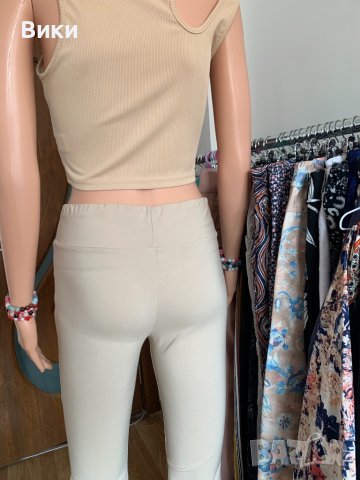 Дамски клин панталон с цепки размер S, снимка 8 - Панталони - 40627060