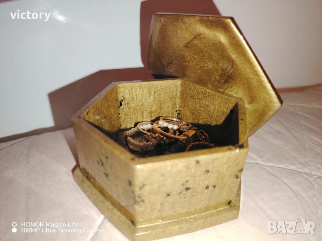 ✨ Уникална ръчно изработена кутийка за бижута – малко произведение на изкуството ✨