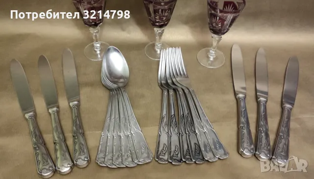 Старинни прибори за хранене , снимка 2 - Прибори за хранене, готвене и сервиране - 48217989