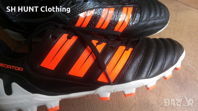 Adidas PREDATOR Football Leather Boots Размер EUR 44 2/3 / UK 10 бутонки естествена кожа 290-14-S, снимка 4 - Футбол - 52654076