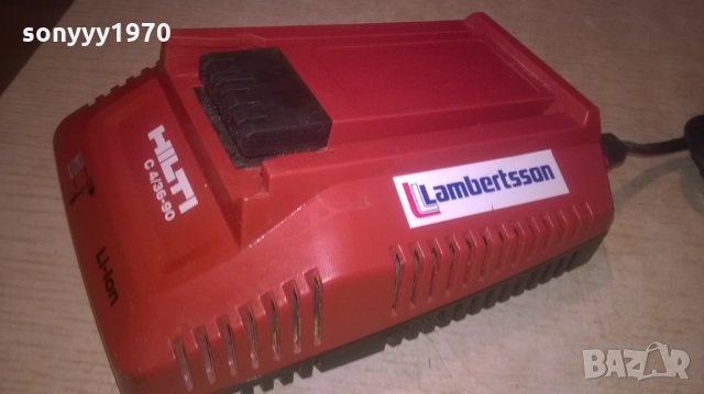 HILTI LI=ION BATTERY CHARGER-ВНОС -ШВЕИЦАРИЯ, снимка 3 - Винтоверти - 26599643