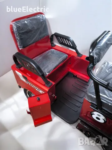 Електрическа Триколка blueElectric CARGO LUX 2000W | 48V | 24AH | RED, снимка 11 - Мотоциклети и мототехника - 49745600