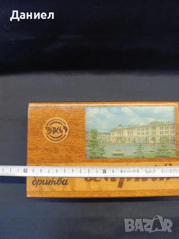 Стара дървена кутия Харковъ, снимка 5 - Антикварни и старинни предмети - 50992217