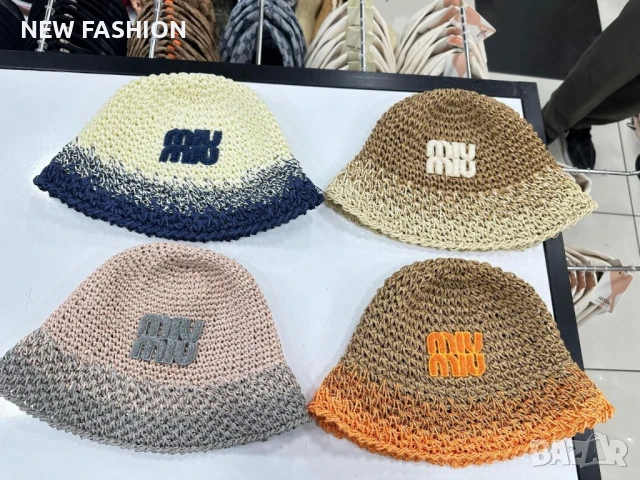 Дамски Шапки ✨ MIU MIU , снимка 4 - Шапки - 50802384