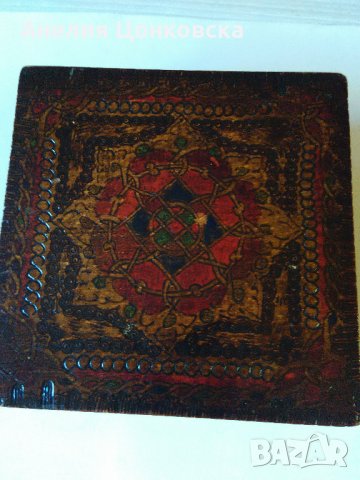 Моминска дървена кутия от 40-те г., снимка 1