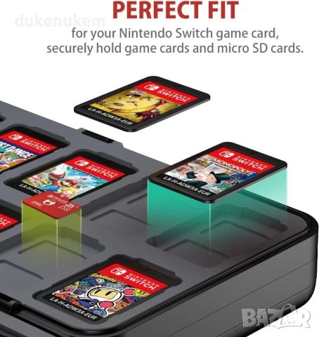 НОВА! Кутия за игри за Nintendo Switch/OLED, 48 слота , снимка 5 - Игри за PlayStation - 50978278