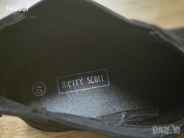 Merry Scott боти, стелка от мемори пяна, 40 номер, снимка 7 - Дамски боти - 41187921