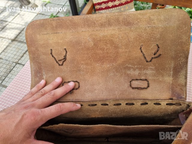 Дамска чанта от естествена кожа/гьон, снимка 4 - Чанти - 40645309