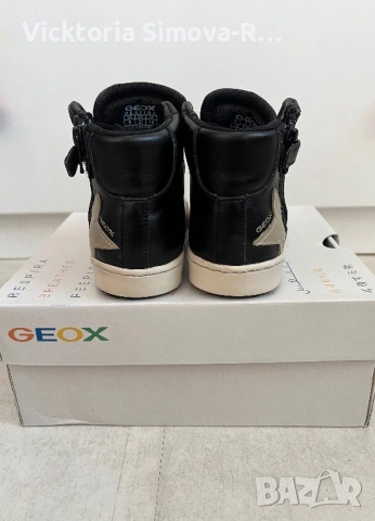 Високи, кожени кецове Geox, номер 27, снимка 6 - Детски обувки - 47670378