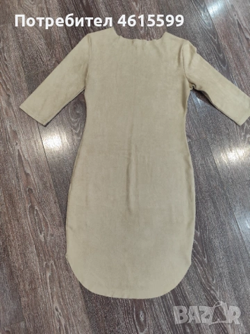 кадифена елегантна рокля, снимка 4 - Рокли - 53581916