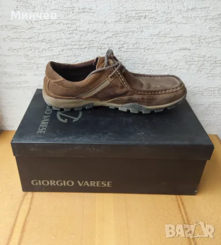  Мъжки кожени обувки боти мокасини 42, снимка 5 - Ежедневни обувки - 47278719