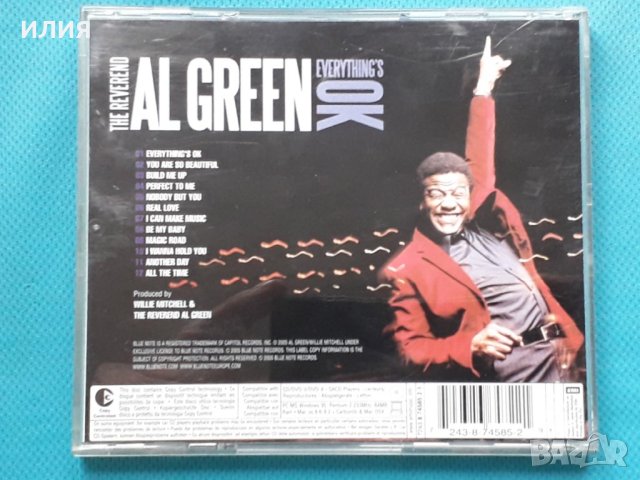 The Reverend Al Green – 2005 - Everything's OK(Funk / Soul), снимка 6 - CD дискове - 43042817