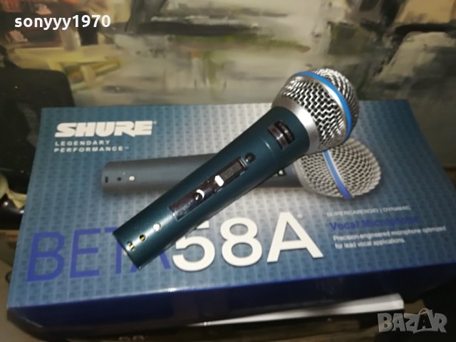 shure beta sm58s-profi microphone-внос швеицария, снимка 7 - Микрофони - 29059178