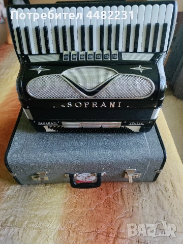 Продавам Италиански акордеон vSOPRANI RECANATI 120баса черен с куфар , снимка 15 - Акордеони - 53121448