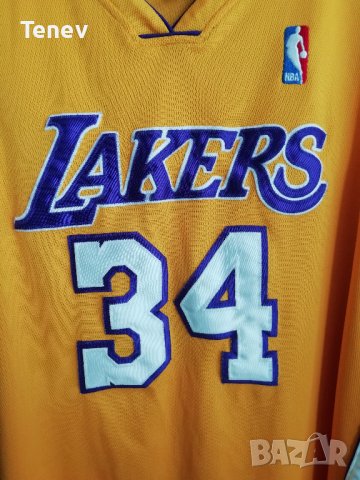 LA Lakers Shaquille O'Neal Nike NBA Jersey оригинален потник Шакил О'Нийл Лейкърс , снимка 2 - Тениски - 37125688