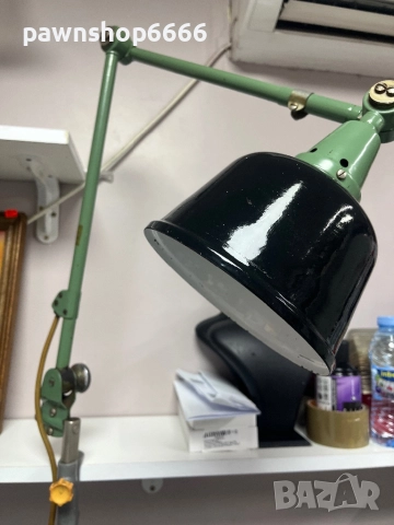 Работна лампа от 50-те години на миналия век от Кърт Фишер за Midgard, снимка 7 - Антикварни и старинни предмети - 52200589