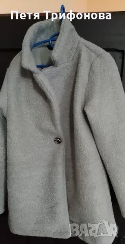 НАЛИЧНИ Сиво преходно палто сако с кашмир внос от Англия  М размер, снимка 7 - Палта, манта - 26755446