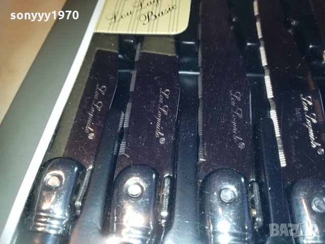 lou laguiole 6бр маркови френски ножа 1106211945, снимка 6 - Антикварни и старинни предмети - 33186295