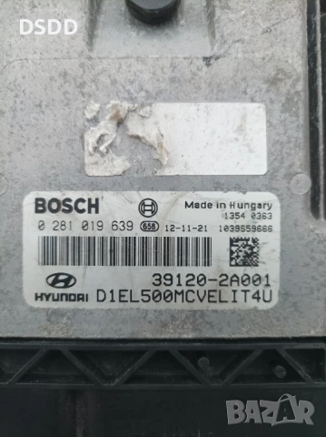Компютър двигател / ECU 39120-2A001 0281019639 EDC17C08 за Hyundai IX35 1.7 CRDI, снимка 3 - Части - 50652568