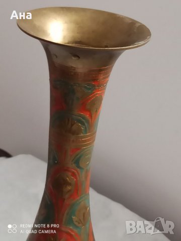 Красива бронзова ваза, снимка 6 - Вази - 39411230