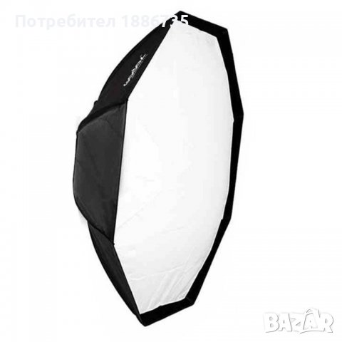 Софтбокс октагон Godox 95 см с грид и основа Bowens, снимка 4 - Светкавици, студийно осветление - 37598903