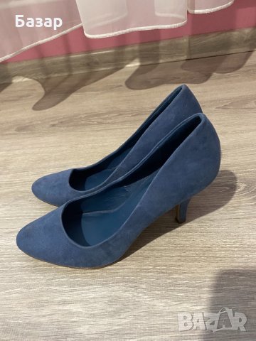 Токчета обувки на висок ток сини graceland, снимка 2 - Дамски обувки на ток - 34766995
