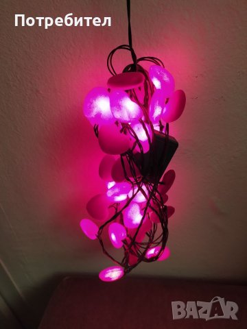 Светещи гирлянди със свещички и сърчица, снимка 2 - Декорация за дома - 39156708