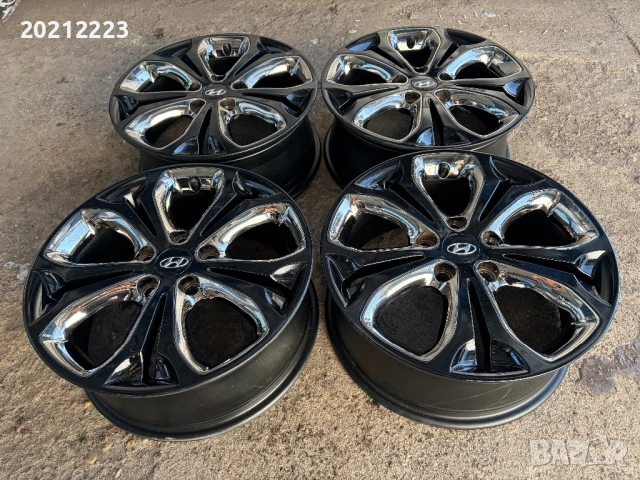 4 броя алуминиеви джанти за Hyundai IX35, KONA,IONIQ,Elantra,TUCSON 17, снимка 4 - Гуми и джанти - 53165020