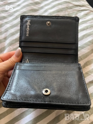 Портмоне естествена кожа ysl, снимка 2 - Портфейли, портмонета - 52430006