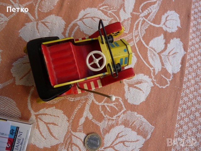 Стара метална  количка, снимка 2 - Колекции - 53133315